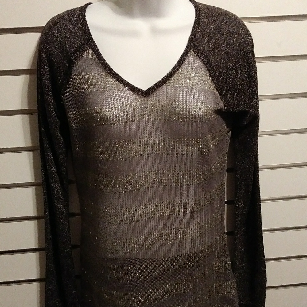 Miss Me mesh sweater